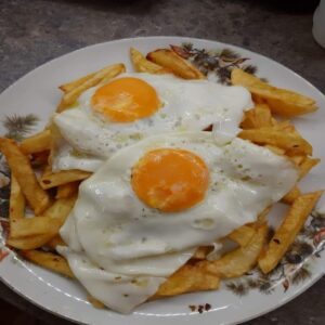 Irish Potatoes With Two Eggs