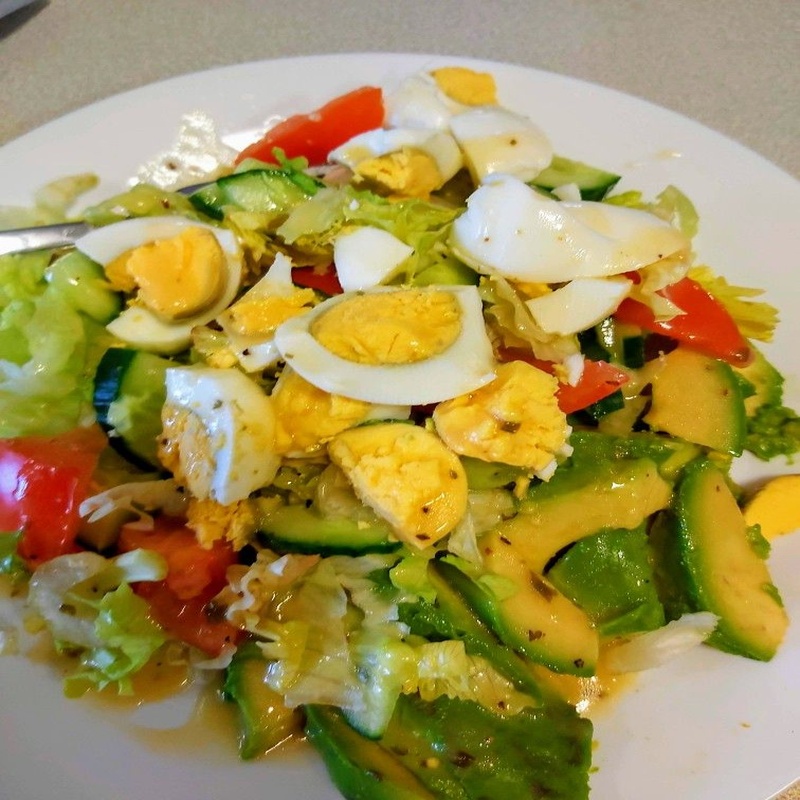 Vegetable Salad Full Plate
