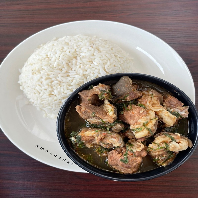 White Rice With Goat Meat