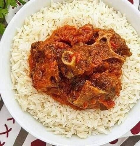 White Rice with Stew (Beef)